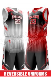 Reversible Basketball Uniform - Wolfpack style