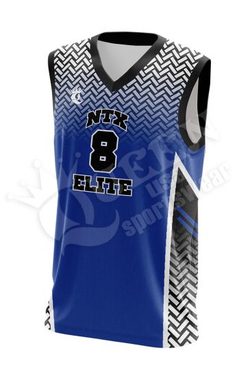 Sublimated Basketball Jersey - Wolfpack style