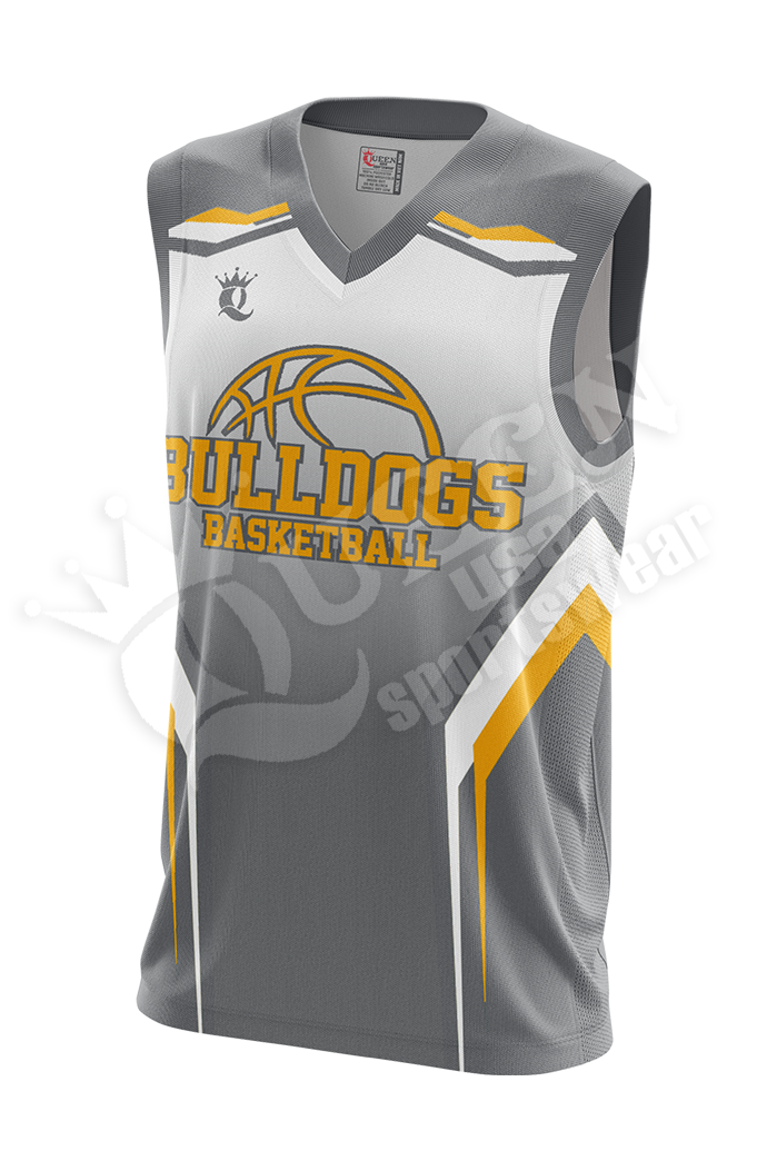 Reversible Basketball Uniform Bulldogs Style