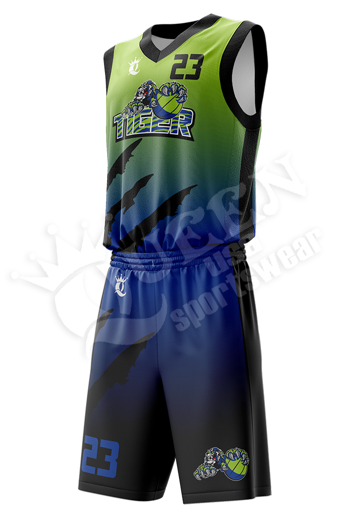 Create Your own Basketball Team Jersey Tiger Concept Design with Names,  Numbers,Logo (Blue, XXXL), Jerseys -  Canada