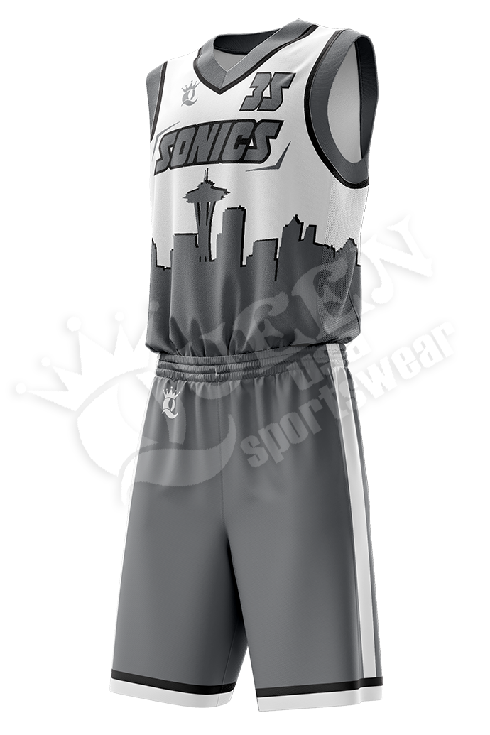 Basketball Uniform Sonics style