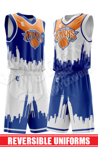 Reversible Basketball Uniform - Sonics style