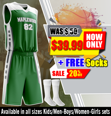 Kids Basketball Jersey Personalized Boys Girls Basketball Uniform