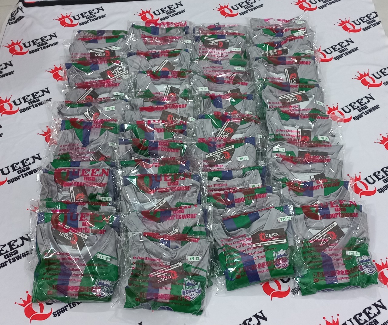 Team Sports Uniforms Queen Usa Sportswear Custom Team Packages