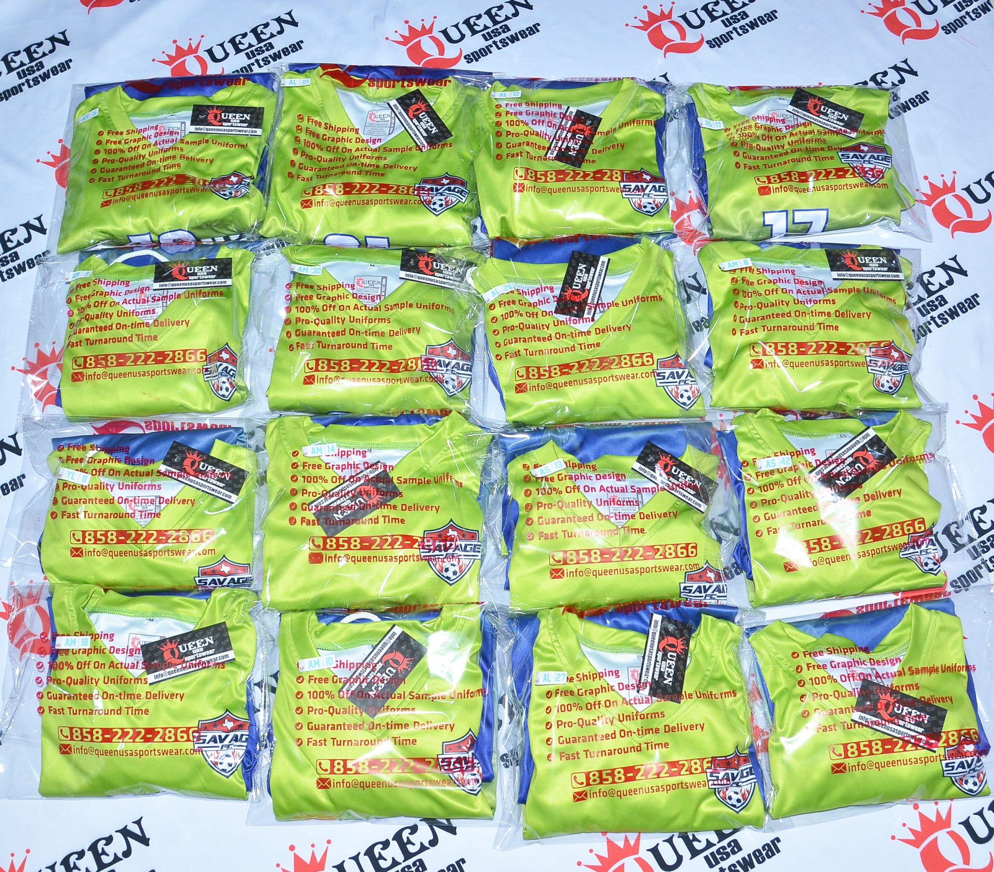 Team Sports Uniforms Queen Usa Sportswear Custom Team Packages