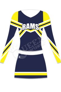 Custom Cheerleading Uniform - Rirates Style