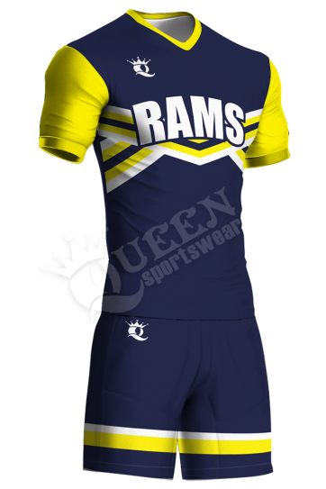 Custom Cheerleading Uniform - Rams stlye