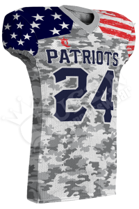 Sublimated Football Jersey - Patriots Style (Special)