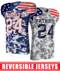 Reversible Football Jersey - Patriots Style (Special)