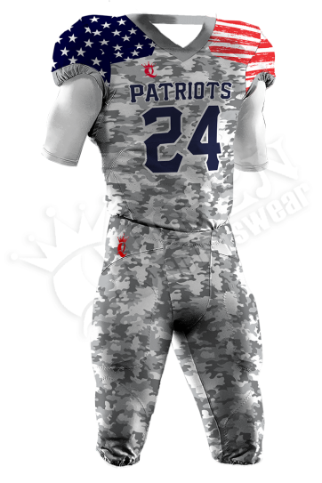 Sublimated Football Uniform - Patriots 2 Style (Special)