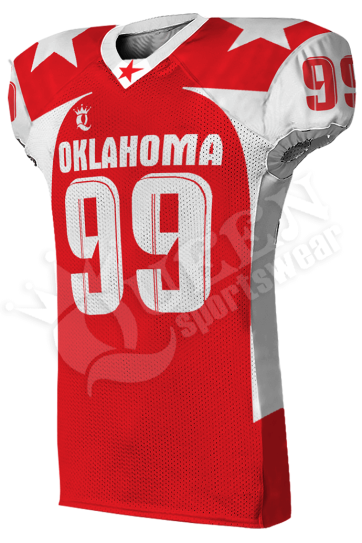 Sublimated Football Jersey - Patriots Style (Special)